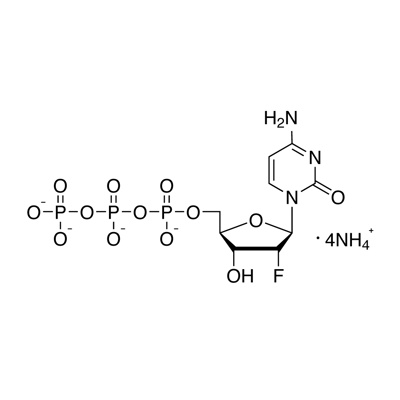 2′-Fluoro-2′-deoxycytidine 5′-triphosphate, ammonium salt (unlabeled) (in solution) CP 90%