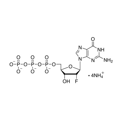 2′-Fluoro-2′-deoxyguanosine 5′-triphosphate, ammonium salt (unlabeled) (in solution) CP 90%