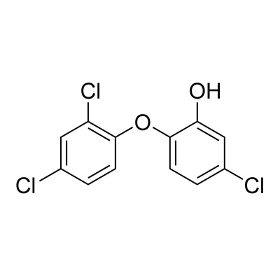 Triclosan (2′,4,4′-trichloro-2-hydroxydiphenyl ether) (unlabeled) 100 µg/mL in MTBE