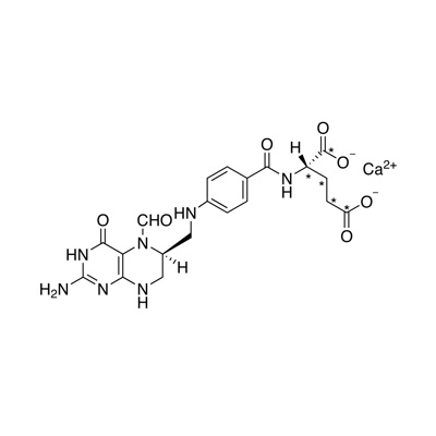 (6S)-5-Formyltetrahydrofolic acid, calcium salt (glutamic acid-¹³C₅, 90%) CP 97%