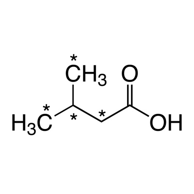 Isovaleric acid (2,3,4-¹³C₃, 3-methyl-¹³C, 99%)