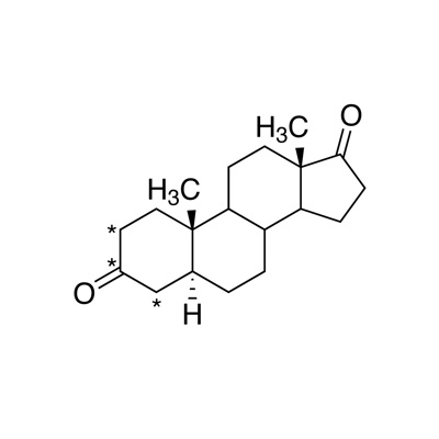 5α-Androstan-3,17-dione (androstanedione) (2,3,4-¹³C₃, 98%)
