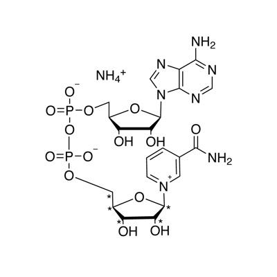 Nicotinamide adenine dinucleotide (NAD⁺), NH₄⁺ salt (ribose-¹³C₅, 98%) CP 96%