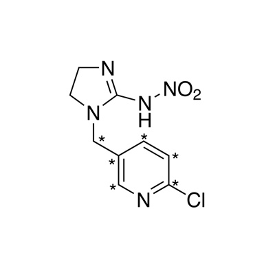 Imidacloprid (pyridylmethyl-¹³C₆, 99%) 100 µg/mL in methanol