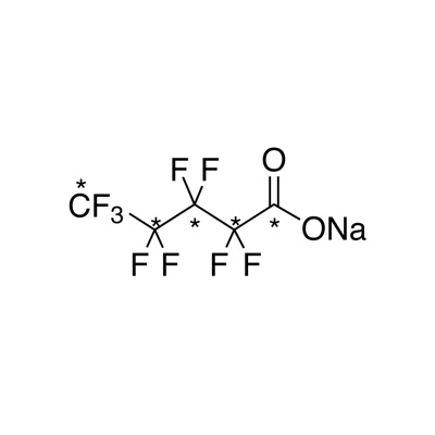 Sodium perfluoro-n-pentanoic acid (PFPeA) (pentanoyl-¹³C₅, 99%) 50 µg/mL in MeOH