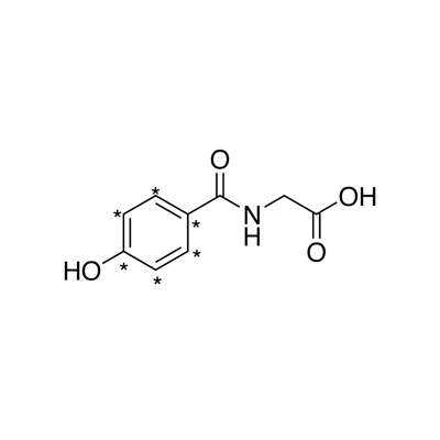4-Hydroxyhippuric acid (ring-¹³C₆, 99%) 100 µg/mL in methanol