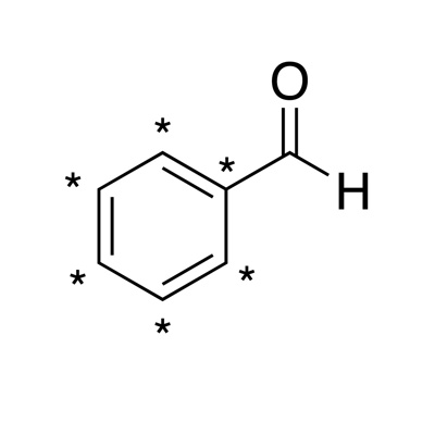 Benzaldehyde (ring-¹³C₆, 99%) + 0.1% hydroquinone