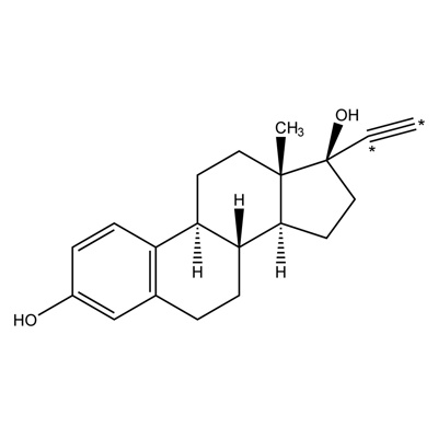 Ethynylestradiol (20,21-¹³C₂, 99%) 100 µg/mL in acetonitrile CP 97%