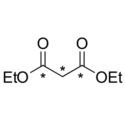 Diethyl malonate (1,2,3-¹³C₃, 99%)