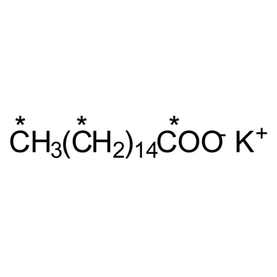 Potassium palmitate (U-¹³C₁₆, 98%)