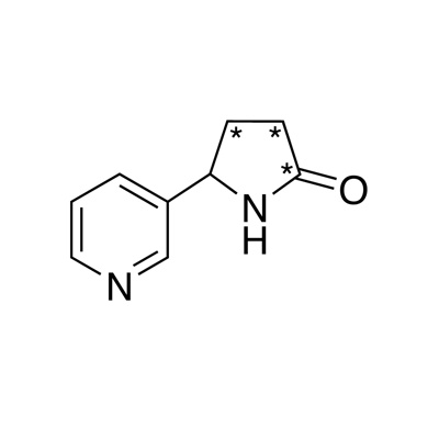 DL-Norcotinine (3′,4′,5′-¹³C₃, 99%) 100 µg/mL in acetonitrile