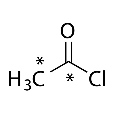 Acetyl chloride (1,2-¹³C₂, 99%)