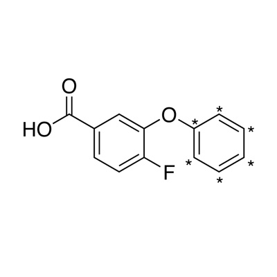 4-Fluoro-3-phenoxybenzoic acid (¹³C₆, 99%) 100 µg/mL in acetonitrile