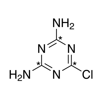 Desethyl desisopropyl atrazine (¹³C₃, 99%) 100 µg/mL in CH3CN CP 95%