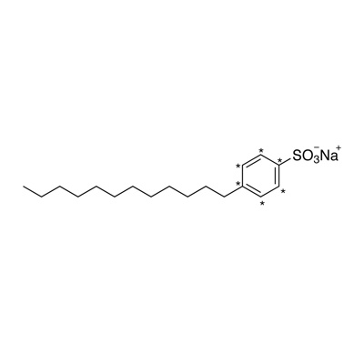 4-Dodecylbenzenesulfonic acid, sodium salt (ring-¹³C₆, 99%) 10 µg/mL in methanol CP 94%