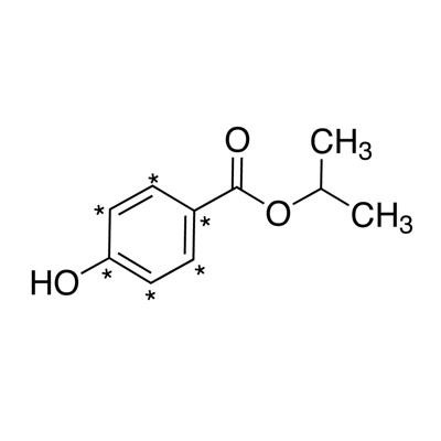 Isopropyl paraben (isopropyl 4-hydroxybenzoate) (ring-¹³C₆, 99%) 1 mg/mL in methanol