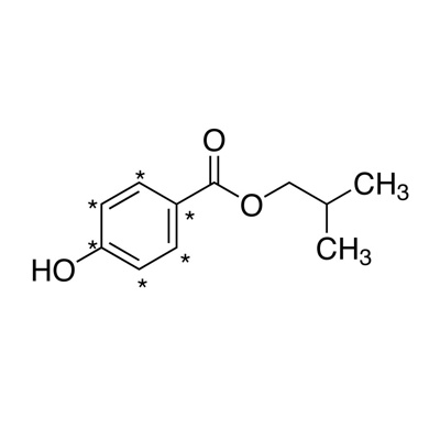 Isobutyl paraben (isobutyl 4-hydroxybenzoate) (ring-¹³C₆, 99%) 1 mg/mL in methanol