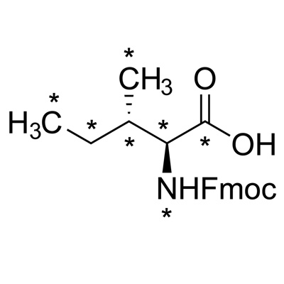 L-Isoleucine-𝑁-Fmoc (¹³C₆, 99%; ¹⁵N, 99%)