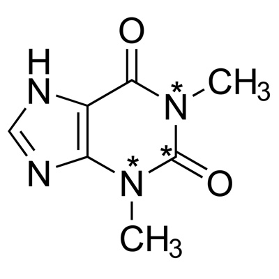 Theophylline (2-¹³C, 99%; 1,3-¹⁵N₂, 98%)