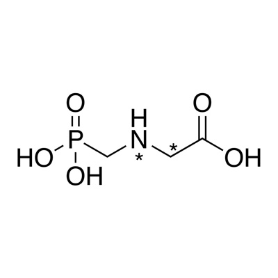 Glyphosate (2-¹³C, 99%; ¹⁵N, 98+%) 100 µg/mL in water CP 96%