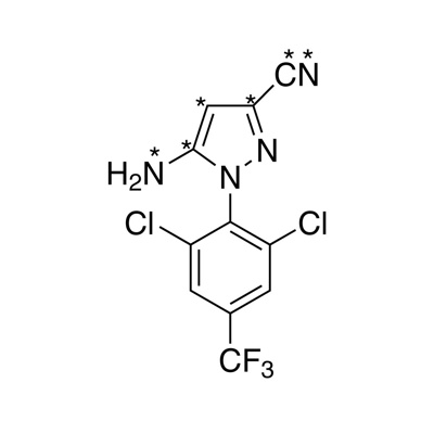 Fipronil detrifluoromethyl sulfinyl (¹³C₄,99%; ¹⁵N₂,98%) 100 µg/mL in methanol