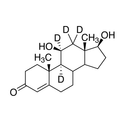 4-Androsten-11β,17β-diol-3-one (9,11,12,12-D₄, 98%) CP 95%