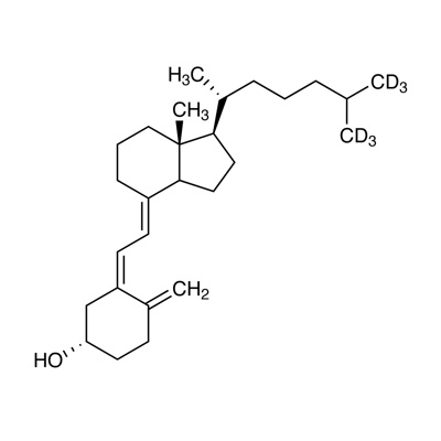 Vitamin D₃ (cholecalciferol) (26,26,26,27,27,27-D₆, 98%) 100 µg/mL in ethanol, CP 95%