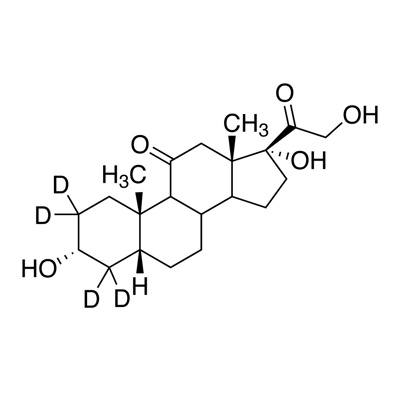 5β-Pregnan-3α,17,21-triol-11,20-dione (2,2,3,4,4-D₅, 98%) 100 µg/mL in methanol
