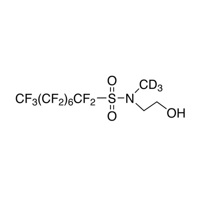 𝑁-Methylperfluorooctanesulfonamidoethanol (𝑁-MeFOSE) (𝑁-methyl-D₃, 98%) 50 µg/mL in MeOH