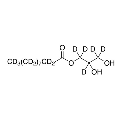 Decanoyl-rac-glycerol (10-mag) (decanoyl-D₁₉, glycerol-D₅, 97%; 50-60% ON α)