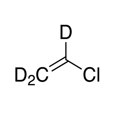 Vinyl chloride (D₃, 98%) + hydroquinone