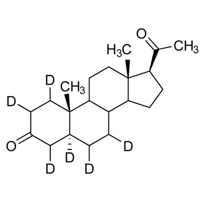 5-α-Pregnane-3,20-dione (1,2,4,5,6,7-D₆, 95%)
