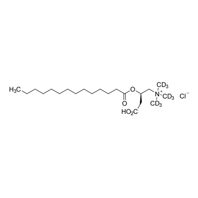 L-Carnitine·HCl, 𝑂-myristoyl (𝑁,𝑁,𝑁-trimethyl-D₉, 98%)