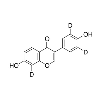 Daidzein (3′,5′,8-D₃, 97%) 60 µg/mL in acetonitrile-D₃