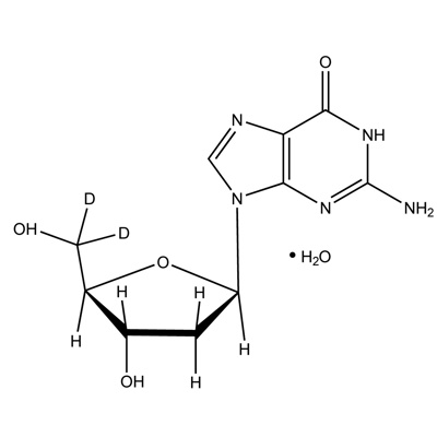 2′-Deoxyguanosine·H₂O (ribose-5,5-D₂, 98%)