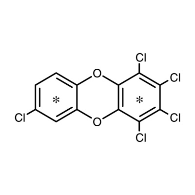 1,2,3,4,7-Pentachlorodibenzo-𝑝-dioxin (¹³C₁₂, 99%) 5 µg/mL in nonane