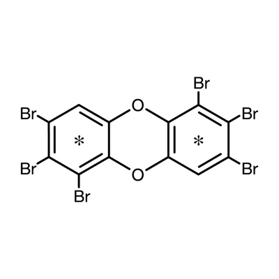 1,2,3,6,7,8-Hexabromodibenzo-𝑝-dioxin (¹³C₁₂, 99%) 5µg/mL in nonane:toluene (70:30)