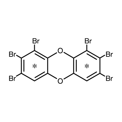 1,2,3,7,8,9-Hexabromodibenzo-𝑝-dioxin (¹³C₁₂, 99%) 5 µg/mL in nonane:toluene (70:30)