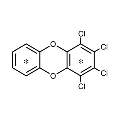 1,2,3,4-Tetrachlorodibenzo-𝑝-dioxin (¹³C₁₂, 99%) 1 µg/mL in nonane