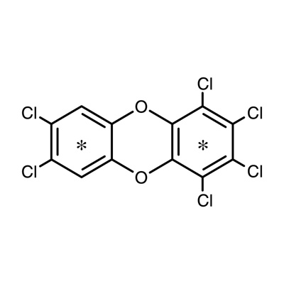 1,2,3,4,7,8-Hexachlorodibenzo-𝑝-dioxin (¹³C₁₂, 99%) 50 µg/mL in nonane