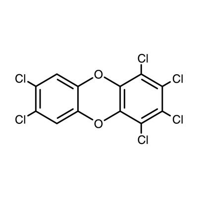1,2,3,4,7,8-Hexachlorodibenzo-𝑝-dioxin (unlabeled) 50 µg/mL in nonane:toluene (70:30)