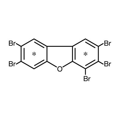 2,3,4,7,8-Pentabromodibenzofuran (¹³C₁₂, 99%) 5µg/mL in nonane