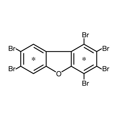 1,2,3,4,7,8-Hexabromodibenzofuran (¹³C₁₂, 99%) 5 µg/mL in nonane