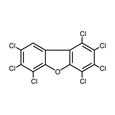 1,2,3,4,6,7,8-Heptachlorodibenzofuran (unlabeled) 50 µg/mL in nonane