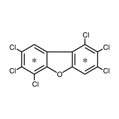 1,2,3,6,7,8-Hexachlorodibenzofuran (¹³C₁₂, 99%) 50 µg/mL in nonane