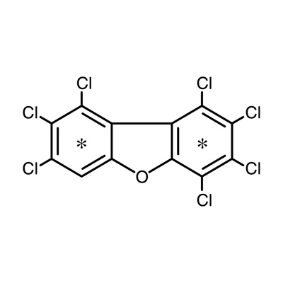 1,2,3,4,7,8,9-Heptachlorodibenzofuran (¹³C₁₂, 99%) 50 µg/mL in nonane