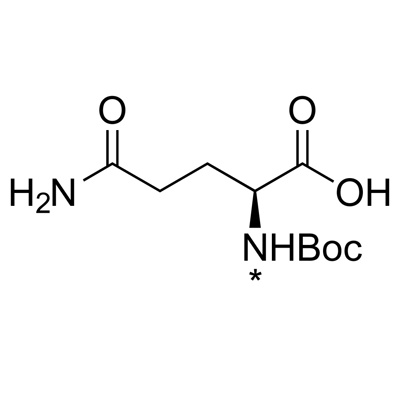 L-Glutamine-𝑁-𝑡-Boc (α-¹⁵N, 98%)