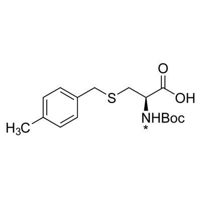 L-Cysteine-𝑁-𝑡-Boc, 𝑆-𝑃-mebz (¹⁵N, 98%)