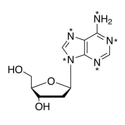 2′-Deoxyadenosine·H₂O (¹⁵N₅, 96-98%)