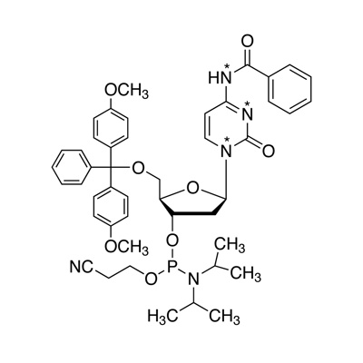2′-Deoxycytidine phosphoramidite (¹⁵N₃, 97-98%) CP 95%